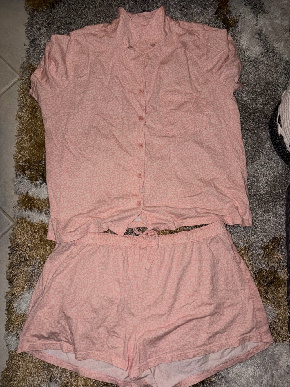La Vie En Rose pajama set size XL NWOT